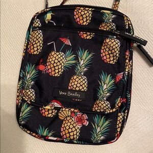 Vera Bradley Toucan Party Mini Hipster Pineapple Tropical Crossbody Purse
